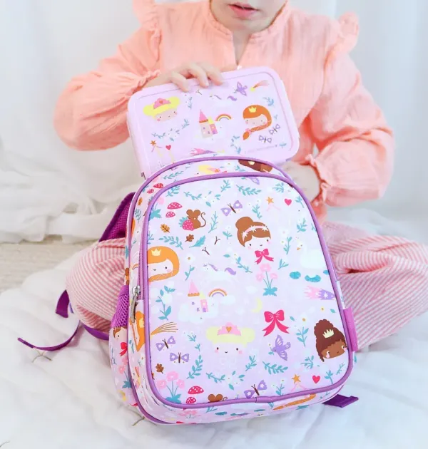 Δοχείο φαγητού Bento με χωρίσματα- 1,2 L - Princesses