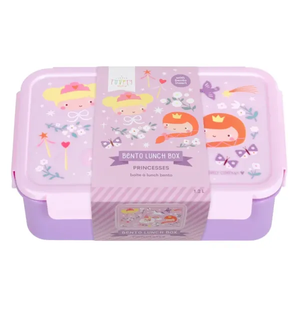 Δοχείο φαγητού Bento με χωρίσματα- 1,2 L - Princesses