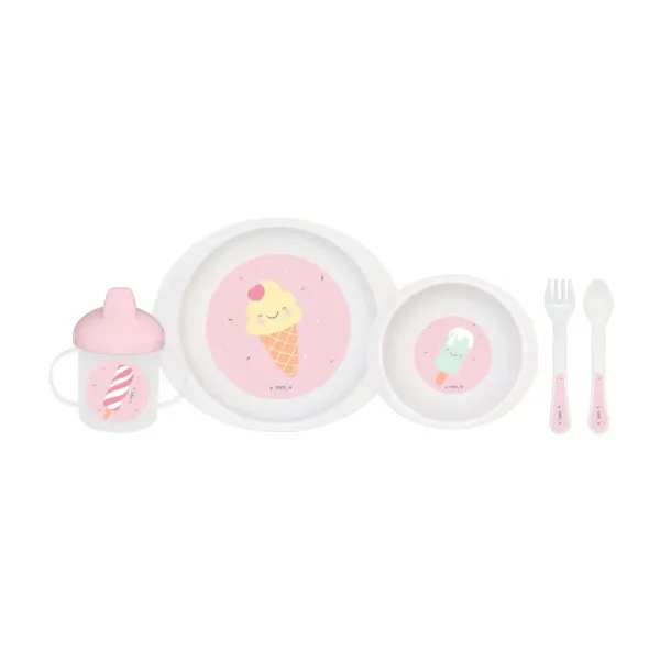 Σετ Φαγητού 5τμχ Ice Cream 6+Μ Σετ Φαγητού 5τμχ Ice Cream 6+Μ