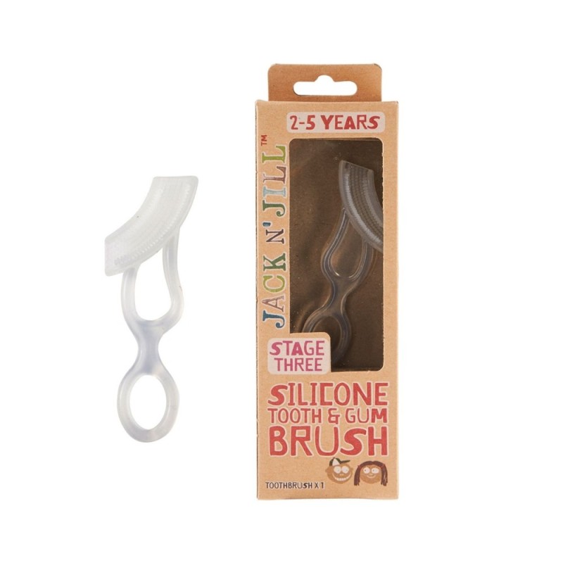 Οδοντόβουρτσα Σιλικόνης, για έξυπνο-διπλό βούρτσισμα δοντιών,Stage 3: 2-5 ετών