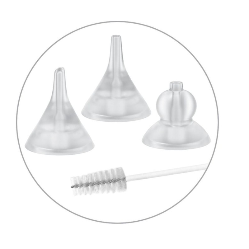 Ηλεκτρικός ρινικός αποφρακτήρας - 3 επίπεδα έντασης & αθόρυβη λειτουργία - Μπεζ