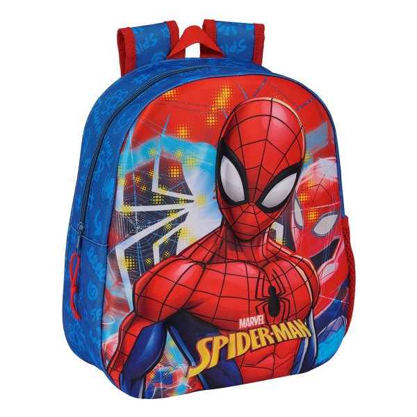 Tσάντα πλάτης σχολική 3D Spiderman