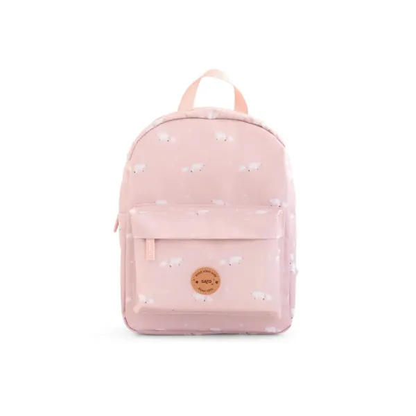 Τσάντα Νηπιαγωγείου Saro Polar Bear Ροζ 29x21x9cm - SARO