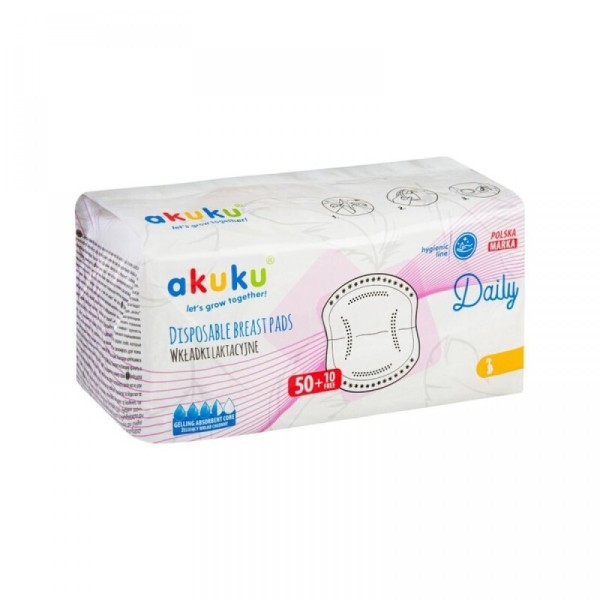 AKUKU ΕΠΙΘΕΜΑΤΑ ΜΙΑΣ ΧΡΗΣΗΣ DAILY 60ΤΜΧ