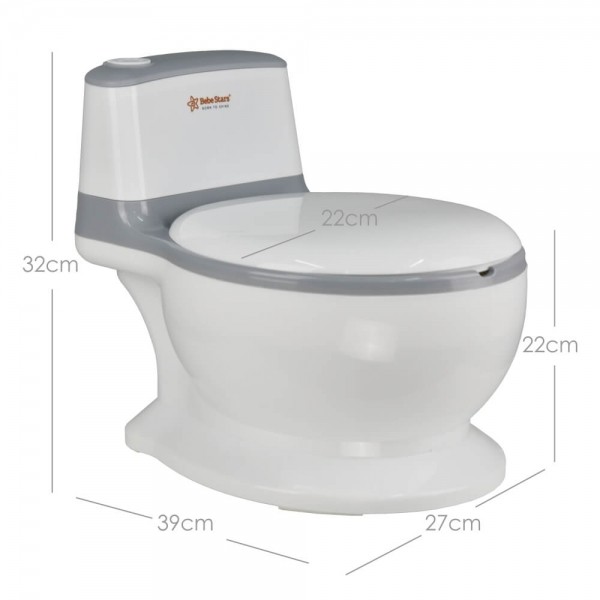 Γιογιό Toilet Grey