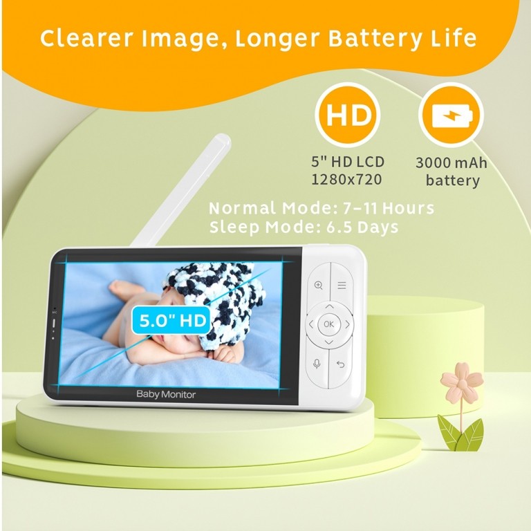 Ενδοεπικοινωνία με περιστρεφόμενη κάμερα & W-Fi Bebe Stars 5 Ενδοεπικοινωνία με περιστρεφόμενη κάμερα & W-Fi Bebe Stars 5