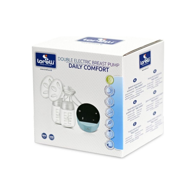 DOUBLE ELECTRIC BREAST PUMP DAILY COMFORT PINK ΔΙΠΛΟ ΘΗΛΑΣΤΡΟ