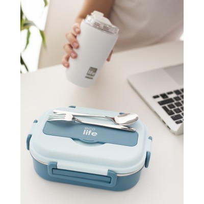 ΦΑΓΗΤΟΔΟΧΕΙΟ 3 ΘΕΣΕΩΝ 1LT- ΓΑΛΑΖΙΟ