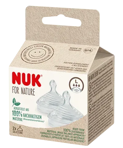 2τμχ Mέγεθος L Nuk Θηλές Nature Sense
