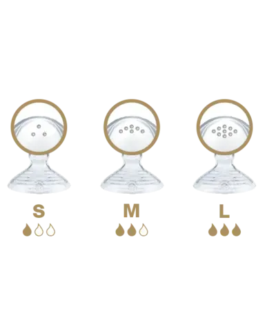 2τμχ Mέγεθος L Nuk Θηλές Nature Sense