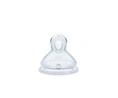NUK ΘΗΛΗ ΣΙΛΙΚΟΝΗΣ 2ΤΜΧ ΜΕΓ.2 6-18M FIRST CHOICE PLUS FLOW CONTR