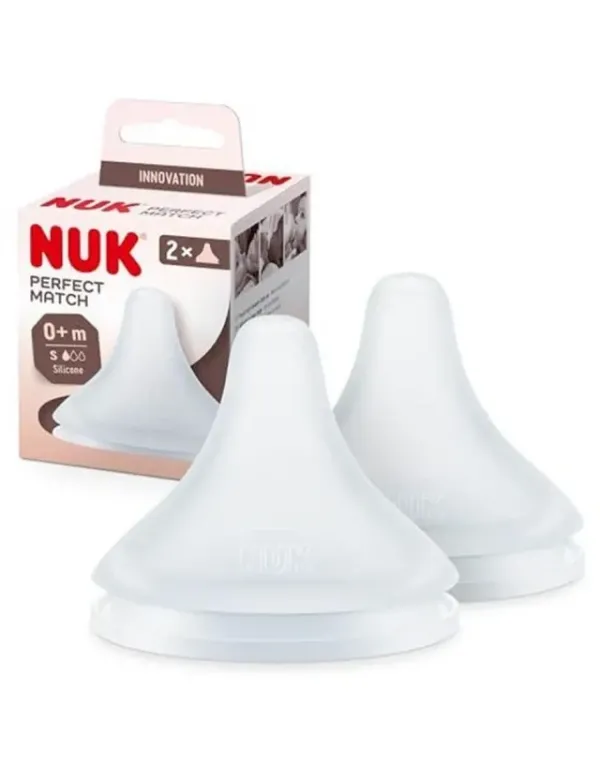 NUK ΘΗΛΗ PERFECT MATCH ΣΙΛΙΚΟΝΗΣ ΜΕΓ. S 2ΤΜΧ