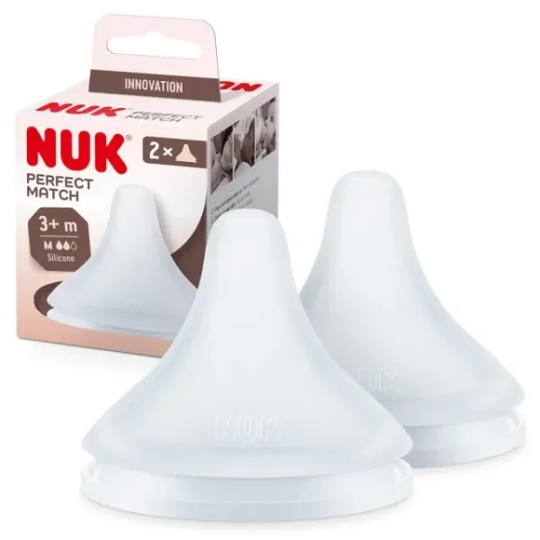 NUK ΘΗΛΗ PERFECT MATCH ΣΙΛΙΚΟΝΗΣ ΜΕΓ. M 2ΤΜΧ