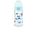 NUK ΜΠΙΜΠΕΡΟ ΓΥΑΛΙΝΟ 240ml ΣΙΛ. FIRST CHOICE PLUS TEMP. CONTROL