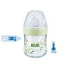 NUK ΜΠΙΜΠΕΡΟ ΓΥΑΛΙΝΟ 120ml ΣΙΛΙΚΟΝΗΣ ΜΕΓ. S NATURE SENSE TEMP. C