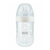 NUK ΜΠΙΜΠΕΡΟ ΓΥΑΛΙΝΟ 240ml ΣΙΛΙΚΟΝΗΣ ΜΕΓ. M NATURE SENSE TEMP. C