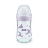 NUK ΜΠΙΜΠΕΡΟ ΓΥΑΛΙΝΟ 240ml ΣΙΛΙΚΟΝΗΣ ΜΕΓ. M NATURE SENSE TEMP. C