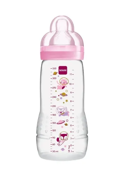 MAM ΜΠΙΜΠΕΡΟ PP Easy Active 330ml Θηλή Σιλικόνη 4M+ ΚΟΡΙΤΣΙ