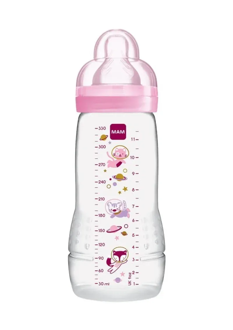 MAM ΜΠΙΜΠΕΡΟ PP Easy Active 330ml Θηλή Σιλικόνη 4M+ ΚΟΡΙΤΣΙ