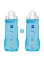 MAM ΜΠΙΜΠΕΡΟ PP Easy Active 330ml X2 Θηλή Σιλικόνη 4M+ ΑΓΟΡΙ