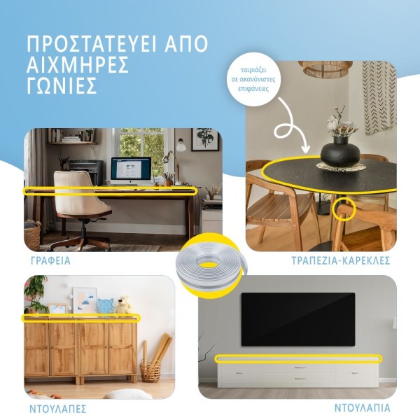 ΠΡΟΣΤΑΤΕΥΤΙΚΗ ΤΑΙΝΙΑ ΕΠΙΦΑΝΕΙΩΝ ΔΙΑΦΑΝΟ/ΛΕΥΚΟ