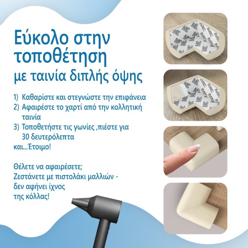 ΑΦΡΩΔΗ ΠΡΟΣΤΑΤΕΥΤΙΚΑ ΓΙΑ ΓΩΝΙΕΣ ΛΕΥΚΟ 4ΤΜΧ