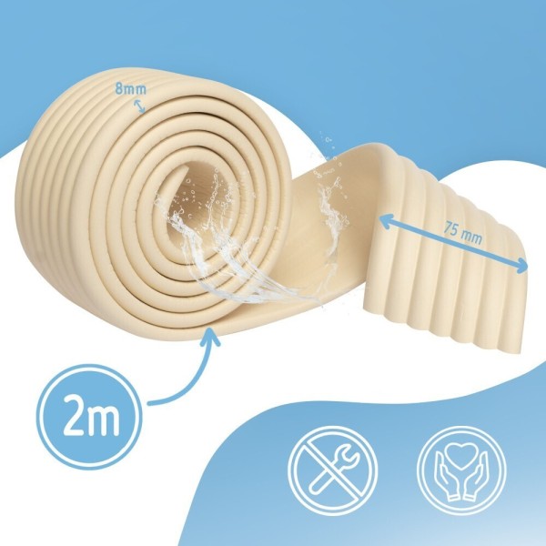 Αφρώδης Προστατευτική Ταινία L Shape – Cream