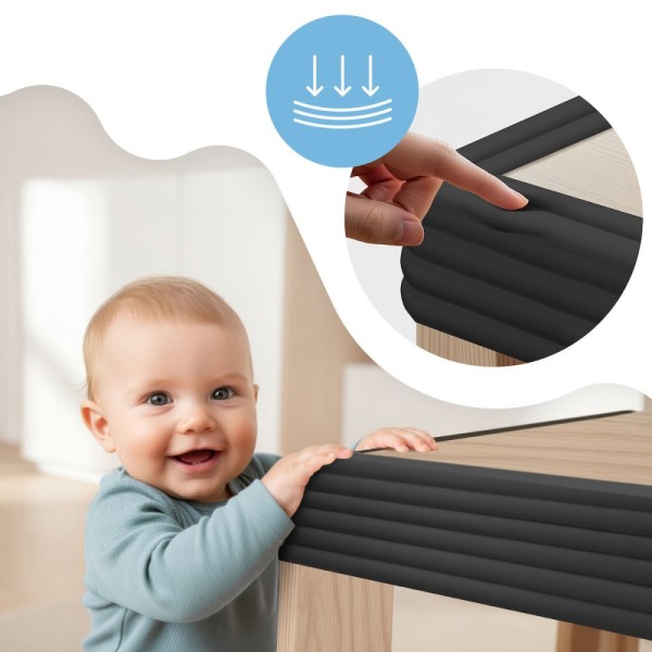 Αφρώδης Προστατευτική Ταινία L Shape – Black
