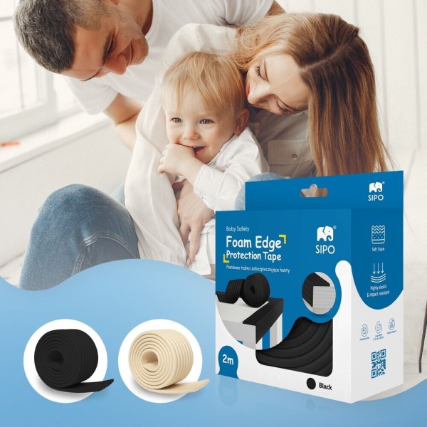 Αφρώδης Προστατευτική Ταινία L Shape – Black