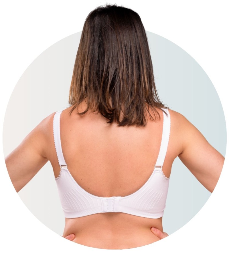 Σουτιέν θηλασμού Padded GelWire White XL Support Nursing Bra