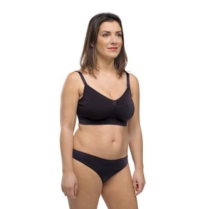 Θηλασμού χωρίς Ραφές black  XL - CARRIWELL