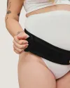 Ρυθμιζόμενη Ζώνη Υποστήριξης με Velcro black S/M