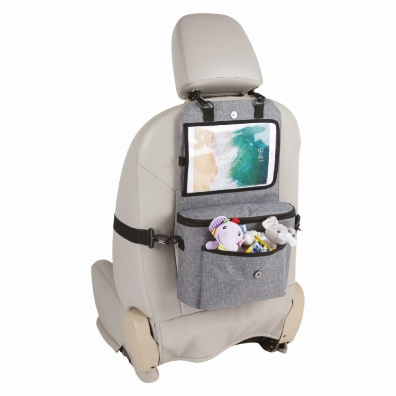 iPAD ORGANIZER 3in1 GREY ΘΗΚΗ ΟΡΓΑΝΩΣΗΣ ΚΑΡΟΤΣΙΟΥ-ΑΥΤΟΚΙΝΗΤΟΥ