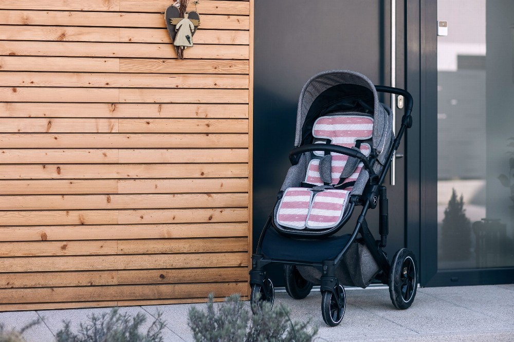 FREE ON PINK/WHITE ΑΝΤΙΔΡΩΤΙΚΟ ΚΑΛΥΜΜΑ UNIVERSAL STROLLER & CAR