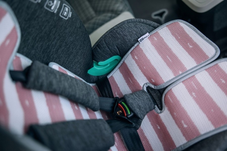 FREE ON PINK/WHITE ΑΝΤΙΔΡΩΤΙΚΟ ΚΑΛΥΜΜΑ UNIVERSAL STROLLER & CAR