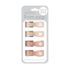 PRAM PEGS 4PACK CREAM & PEACH ΚΛΙΠ ΚΑΡΟΤΣΙΟΥ 4ΤΜΧ