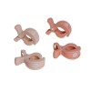 PRAM PEGS 4PACK CREAM & PEACH ΚΛΙΠ ΚΑΡΟΤΣΙΟΥ 4ΤΜΧ
