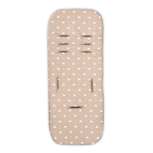 COSY TRAVEL MEMORY MAT CROWNS LATTE ΣΤΡΩΜΑ ΚΑΡΟΤΣΙΟΥ