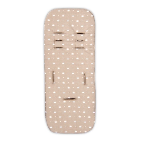 COSY TRAVEL MEMORY MAT CROWNS LATTE ΣΤΡΩΜΑ ΚΑΡΟΤΣΙΟΥ