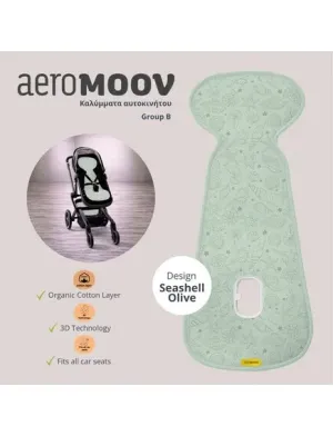Αντι-ιδρωτικό κάλυμμα για καρότσι Air Layer Seashell Olive