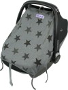 Ηλιοπροστασία καροτσιού UPF50+ Grey Stars