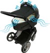 Dooky Ηλιοπροστασία καροτσιού UPF50+ Black Dooky Ηλιοπροστασία καροτσιού UPF50+ Black
