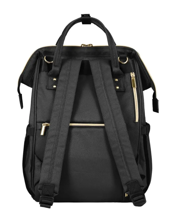 Mama bag Siena Black & Gold