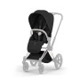 PRIAM SEAT PACK SEPIA BLACK/BLACK PU1 ΣΕΤ ΥΦΑΣΜΑΤΑ ΚΑΘΙΣΜΑΤΟΣ ΚΑ