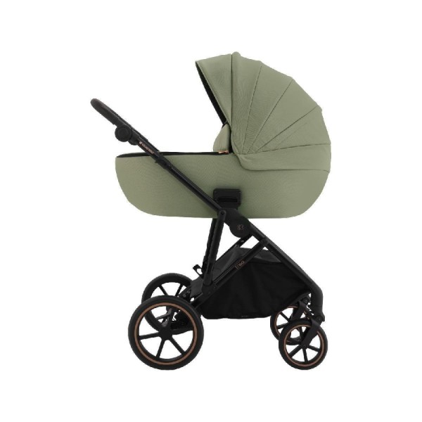 THEA ARMY GREEN 2024 2in1 STROLLER W/CARRYCOT ΚΑΡΟΤΣΙ & PORT-BEB