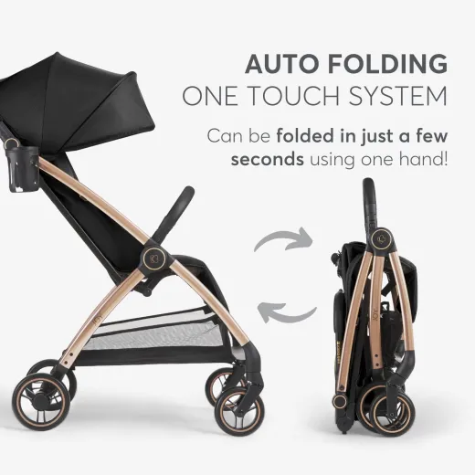 JOY BLACK AUTOFOLDING PUSHCHAIR ΚΑΡΟΤΣΙ JOY BLACK AUTOFOLDING PUSHCHAIR ΚΑΡΟΤΣΙ