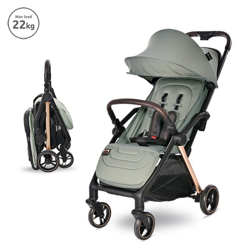 LORET GREEN 22kg AUTOFOLDING BABY STROLLER ΚΑΡΟΤΣΙ