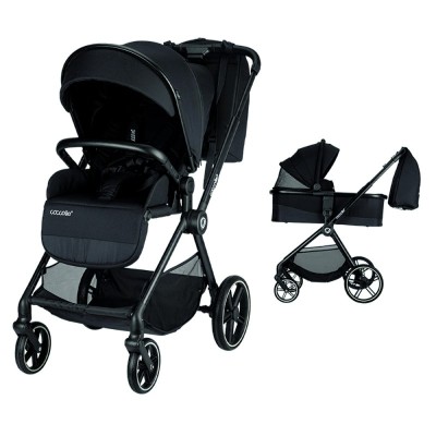 COCCOLLE LISSIA 2in1 ANTHRACITE TRAVEL SYSTEM ΚΑΡΟΤΣΙ+PORT-BEBE