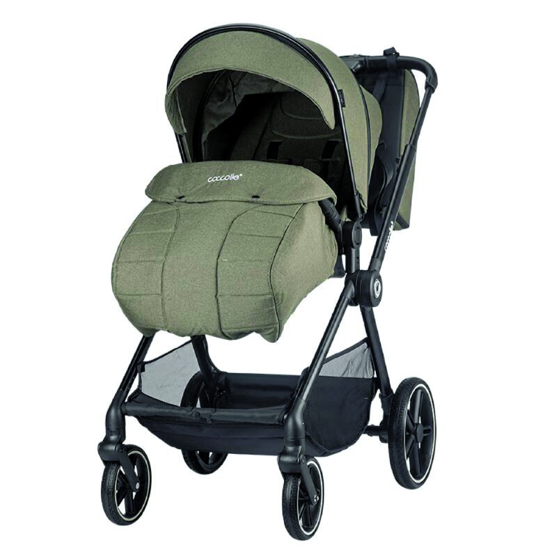 COCCOLLE LISSIA 2in1 MOSS GREEN TRAVEL SYSTEM ΚΑΡΟΤΣΙ+PORT-BEBE