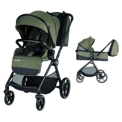 COCCOLLE LISSIA 2in1 MOSS GREEN TRAVEL SYSTEM ΚΑΡΟΤΣΙ+PORT-BEBE